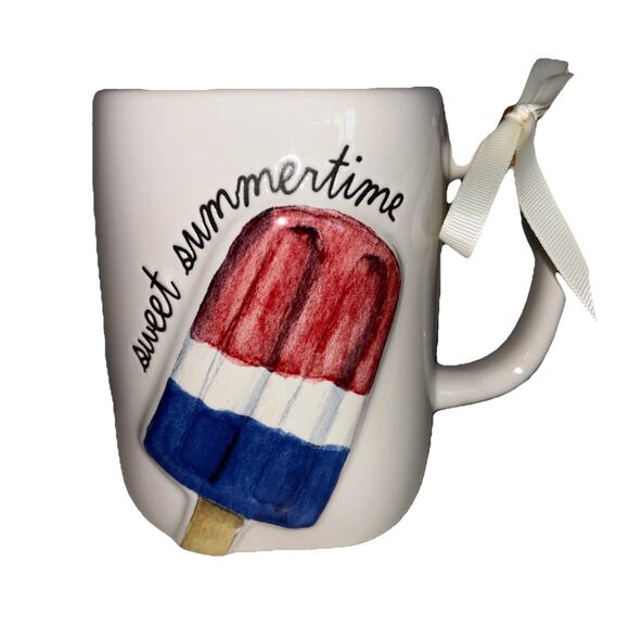 Rae Dunn Other - Rae Dunn Sweet Summertime Mug Patriotic Popsicle Red White Blue Rocket Pop